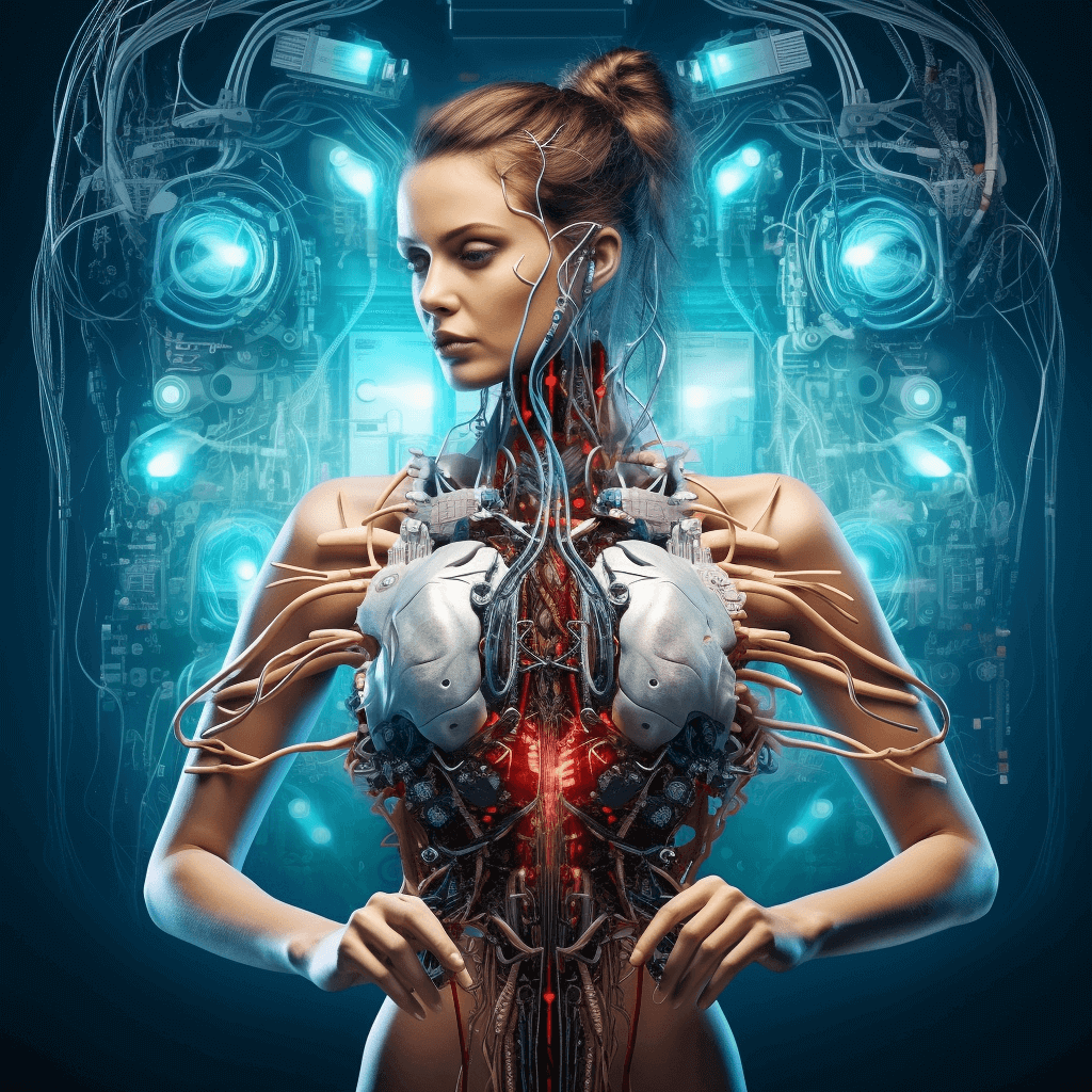 Imagem inteligencia artificial, reproduzindo o chat GPT e sua magnetude
